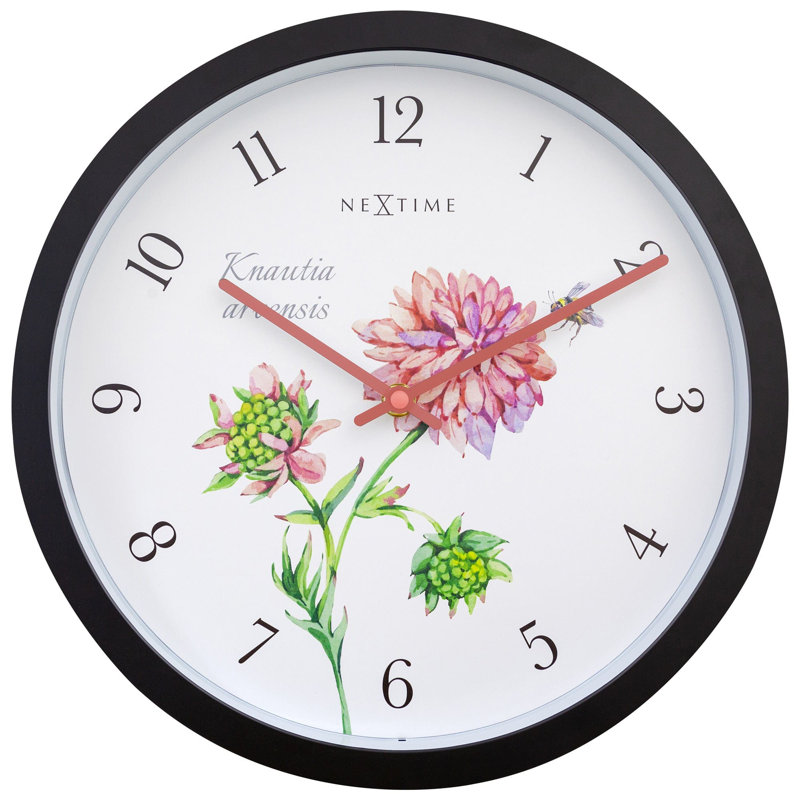 Horloge murale 12 po "Knautia"