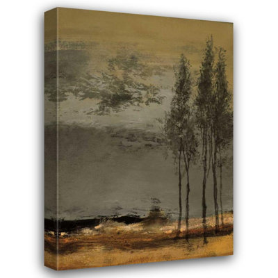 Red Barrel Studio® Jully, Denis Gallery Wrapped Canvas Art Titled: Peupliers