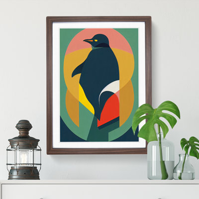 Modern Abstract Penguin No.3 - Framed Print