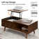 Sara Doody 47.25"W Mid-century Lift-Top Coffee Table With Storage Tray