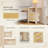 Nightstands With Charging Station - 2 Rattan Drawers, 3-tier Design, Usb/type-c Ports (set Of 2 Or Single)-455500503-455500502
