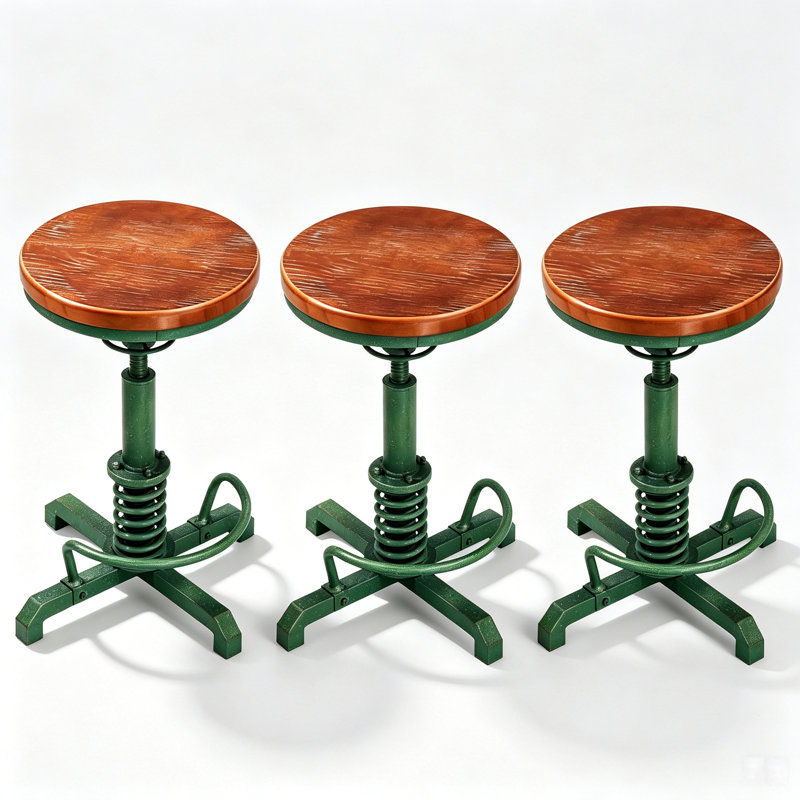 Javin Stool, Green, 3