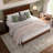Bromwyn Mid Century Modern Solid Wood Low Profile Platform Bed-1193374142-1193374134
