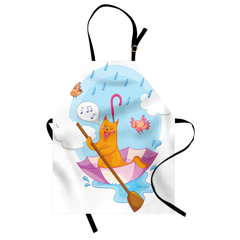 No Pattern Bib Apron