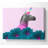The Horned Zebra - Single Picture Frame Print-1424252992-1424252991