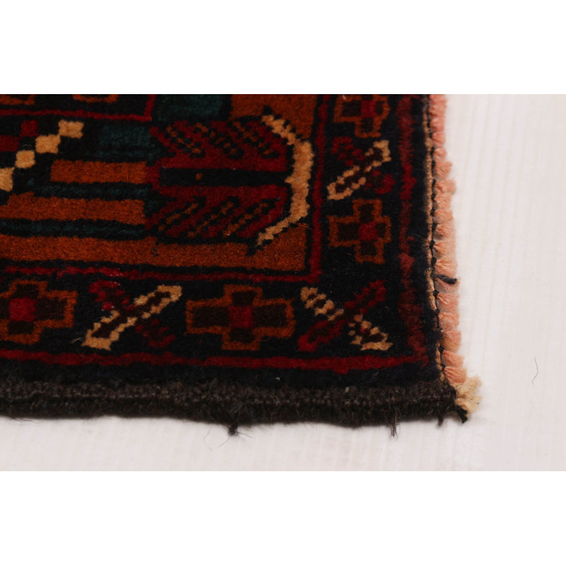 Teimani Burnt Orange Rug 3'7" x 6'6"
