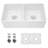 33'' L Single Bowl Ceramic Kitchen Sink