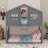 Twin Over Twin House Bunk Bed With Ladder-1752112713