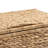 Heavy-duty Water Hyacinth Wicker Storage Trunk with Metal Frame