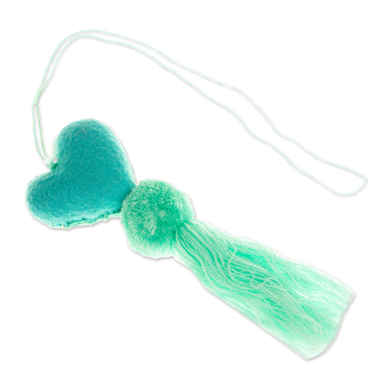 Petit cœur décoratif, Vert