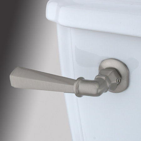 Bras de levier décoratif à réservoir hex, Nickel brossé