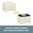 Saribel 22.75" Wide Faux Leather Rectangle Ottoman with Reversible Tray-968487226