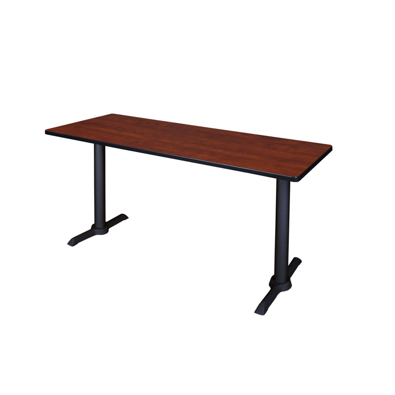 Nidal Cain Steel T-Base Training Seminar Table, Cherry, 29" H x 72" L x 24" W