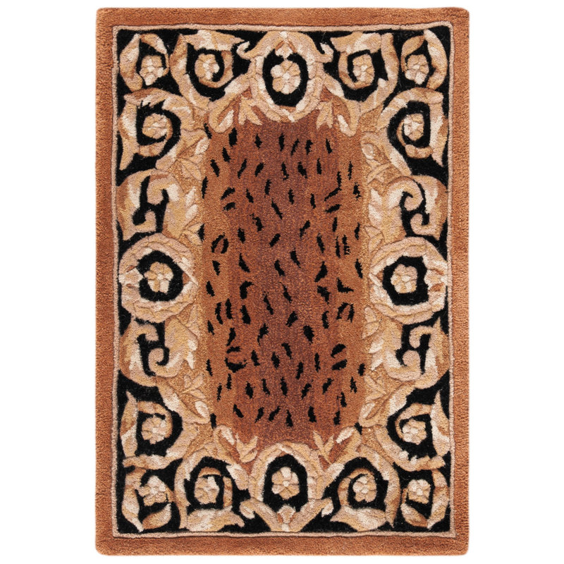 Lenora Naples Hand Tufted Wool Oriental Rug, Rectangle 2' x 3'