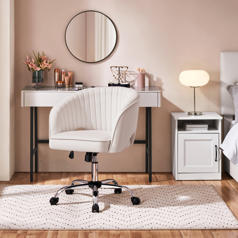 Fauteuil de bureau Eggers, Crème