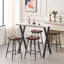 Upholstered Faux Leather 70cm Stool-96419268
