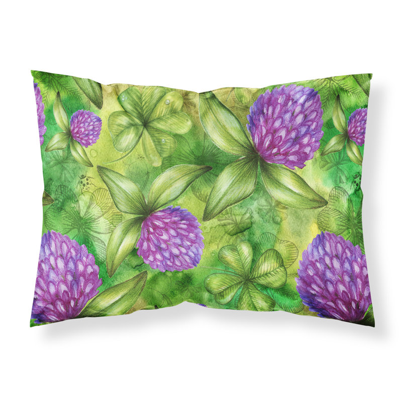 Taie d'oreiller à motif floral Shamrock in Bloom