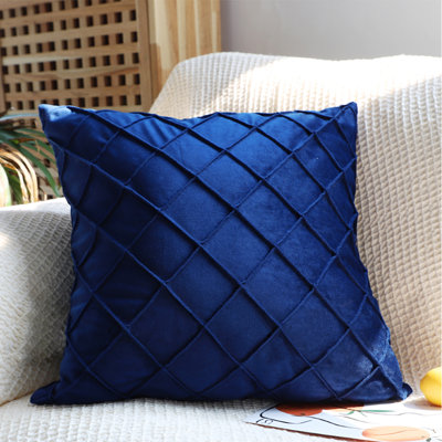 Ensemble de 2 coussins décoratifs carrés en forme de croix marine 20 po x 20 po