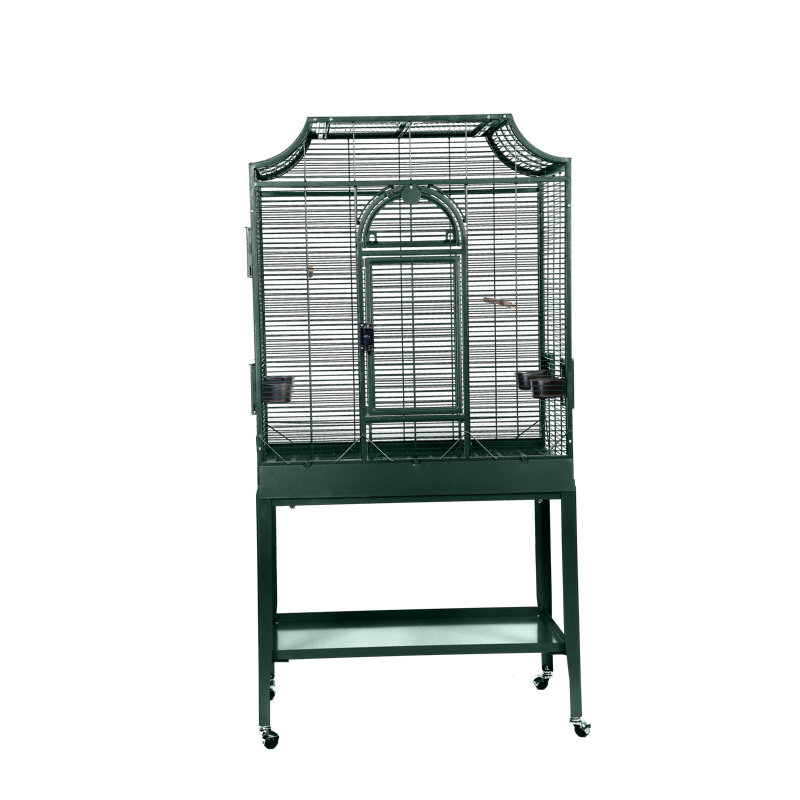 Grande cage de vol verte élégante, H 63 po x l 33 po x P 22 po, Vert