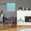  «Desire 1» par Carol Young, art mural en verre acrylique, 24 po x 24 po