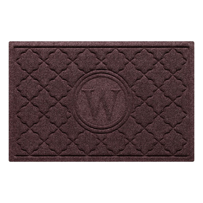 WaterHog® Bombay Monogram 23 in. x 35 in. Indoor Outdoor Doormat