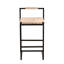 Ensemble de 2 tabourets de bar - Structure en métal moderne - Pour comptoir / îlot de cuisine / salle à manger-1042617807