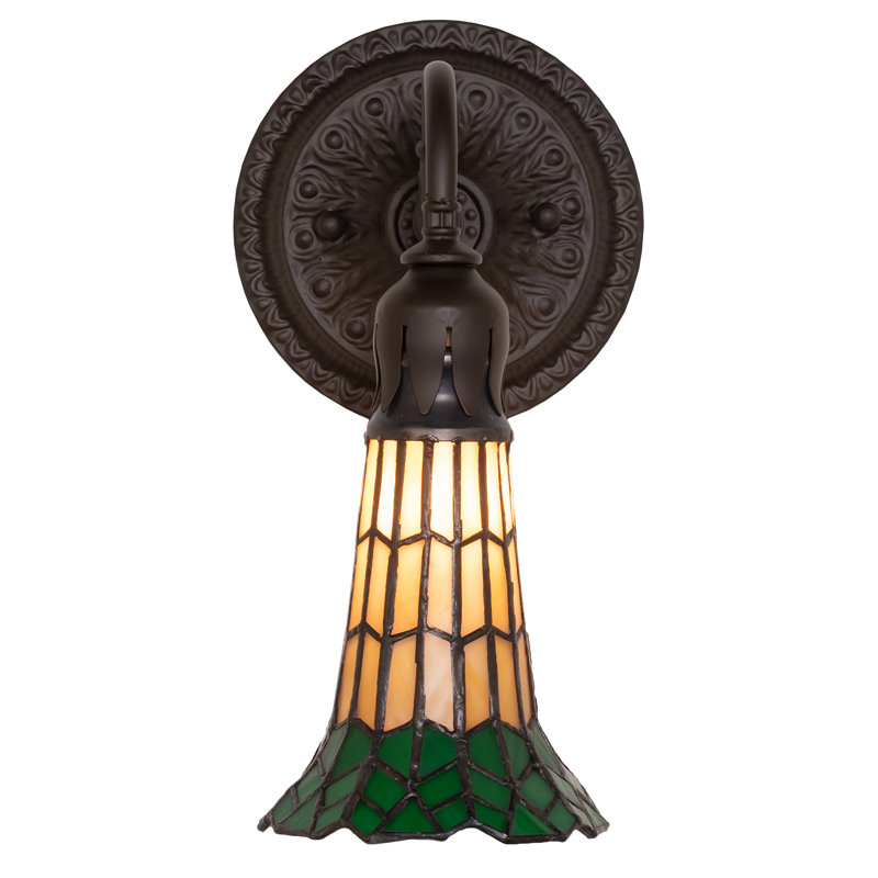 Applique murale en acier Gazon, Beige et vert