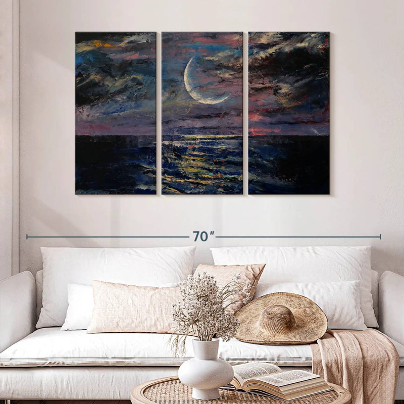 Oberle Moon, 32" H x 50" W