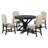 Harmonique Retro Elegance Dining Set with Extendable Butterfly Leaf-117430338-117430340