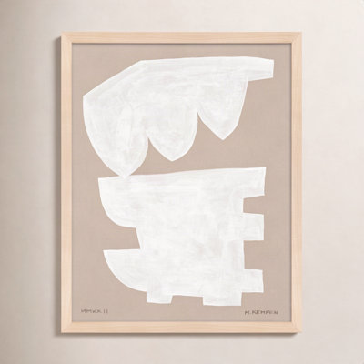 Gallman "Modules in White 1" Painting