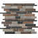 Cobrello Random Sized Porcelain/Stone Mosaic Tile in Brown