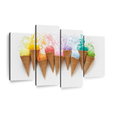 " Ice Cream Threads " 4 - Pieces