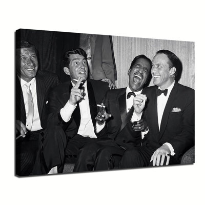 Rat Rat Frank Sinatra Dean Martin, art mural