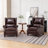 Genuine Leather Recliner-88724315