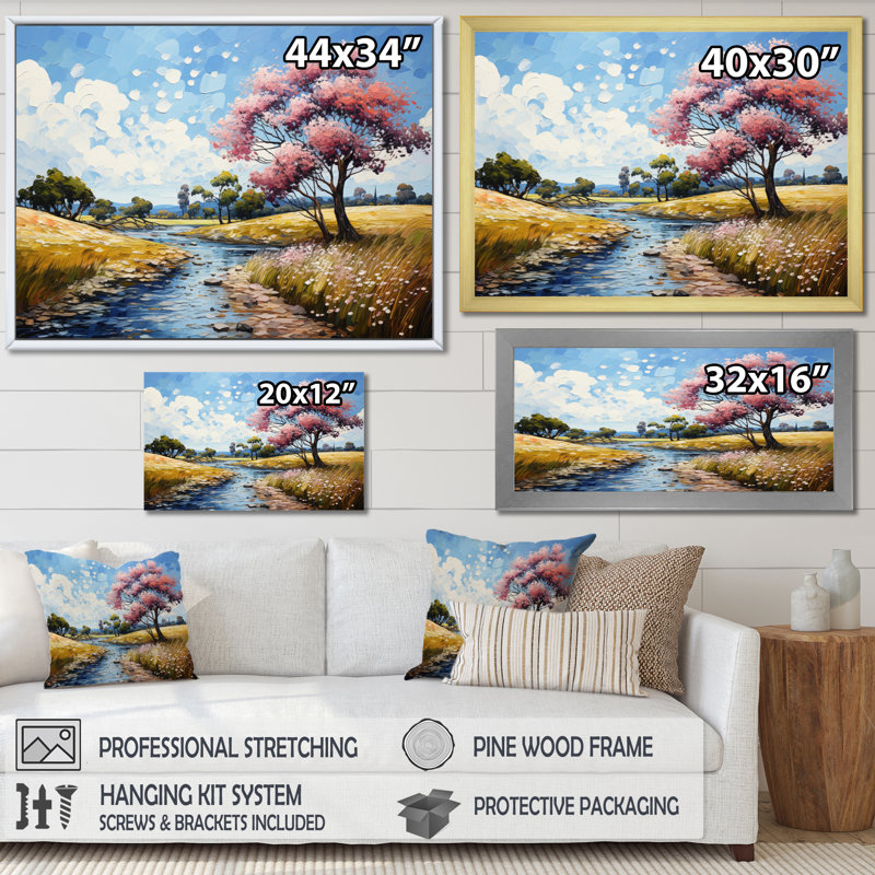 «Vangogh Dandelions In The Meadow I» par Vincent Van Gogh, peinture sur toile, H 12 po x l 20 po x P 1 po, Toile tendue