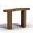 Gennari Fluted Wood Console Table with Oval Tabletop-1824681771-1833927985