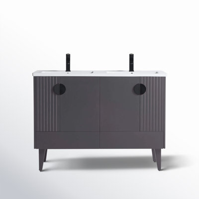 Saimah 47.25'' Double Bathroom Vanity