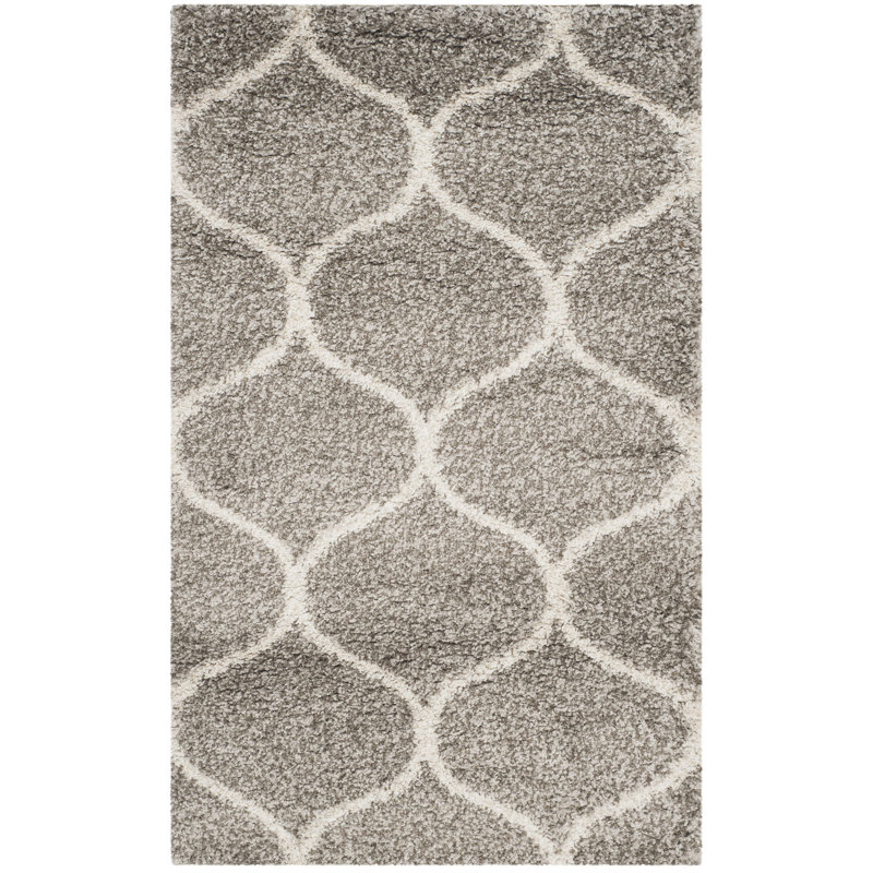 Darrold Shag Performance Geometric Rug, Rectangle 2' x 3'