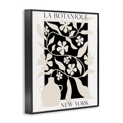 La Botanique New York Framed Giclee, design by Natalie Carpentieri