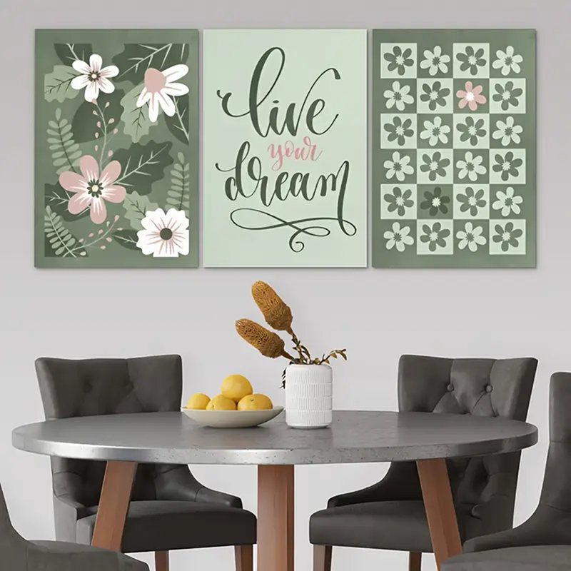 3 Piece Wrapped Canvas Painting