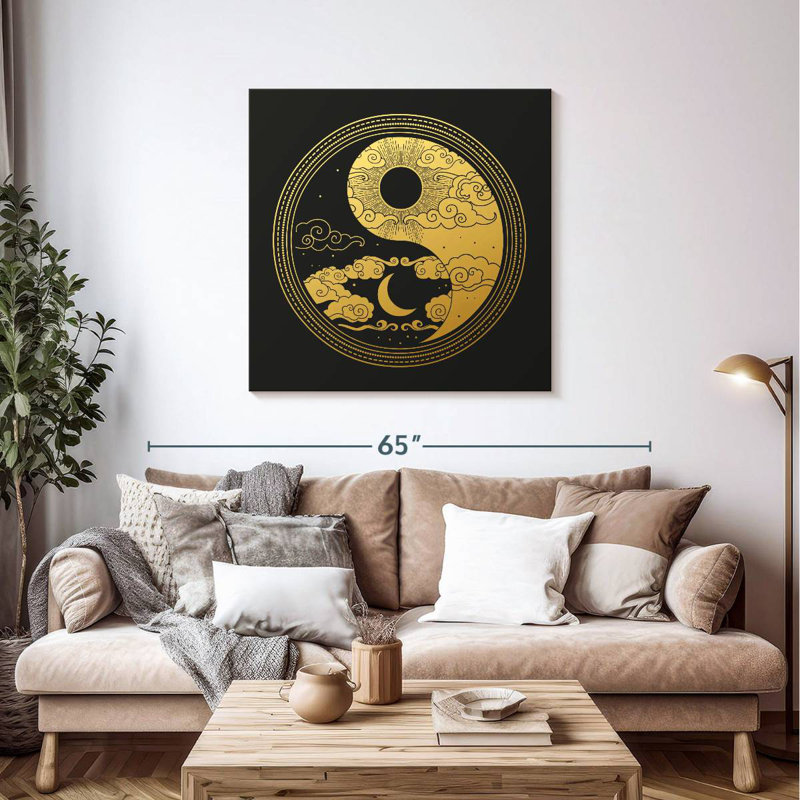 Kerrick Oriental Yin Yang, 39" H x 39" W