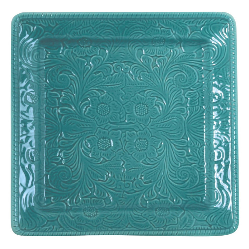 Plateau de service 1 pièce Savannah, Turquoise