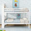 Lit superposé simple en bois avec tablettes-976318912