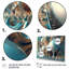 «Fractal Turquoise Pastel Cosmic Architecture», reproduction d'art sur toile-1707300416-1707300420