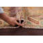 Tapis antique à motif persan Nikolle noué à la main 4 x 8