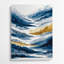 Aquarelle, paysage, 38, art mural gris en métal-493136945