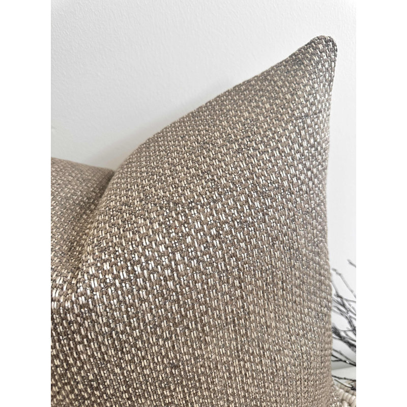 Abstract Brown Square Cushion Cover