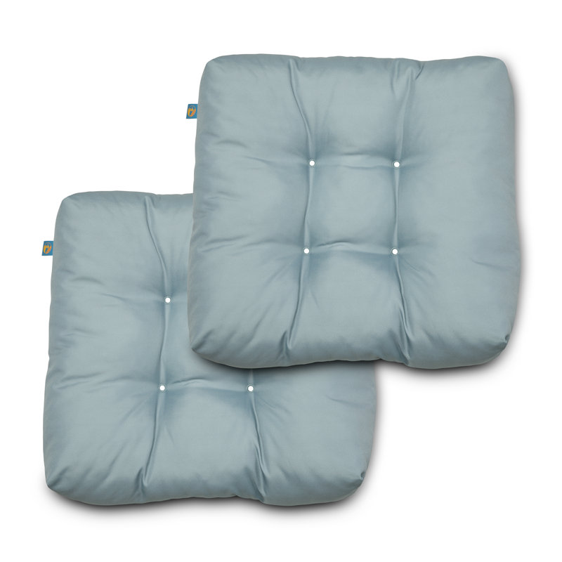 Outdoor 5'' Dining Chair Seat Cushion, Gull Gray