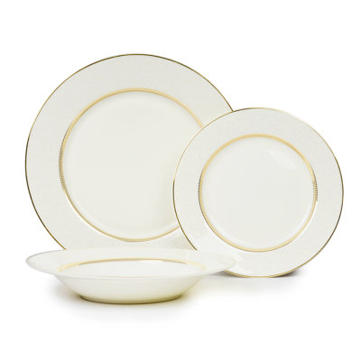 Mukherjee Bone China Dinnerware Set 18 Piece - Service for 6