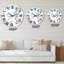 Vibrant Summer Wildflowers II - Horloge murale traditionnelle-60281491
